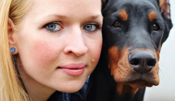 El perro reconoce caras