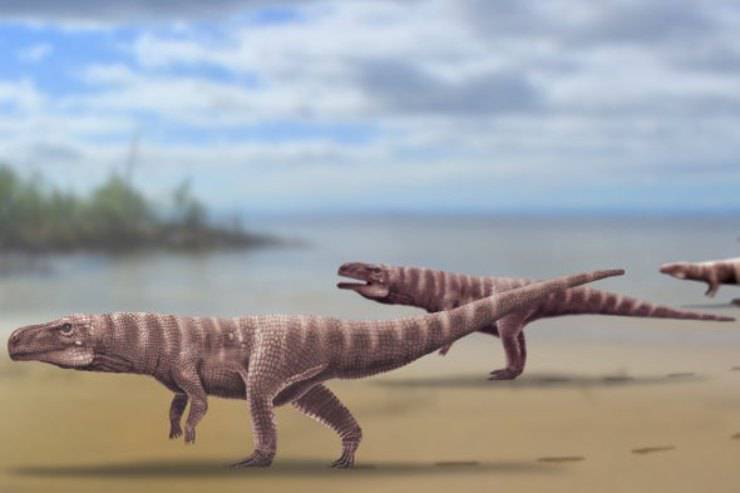 Cocodrilos bípedos