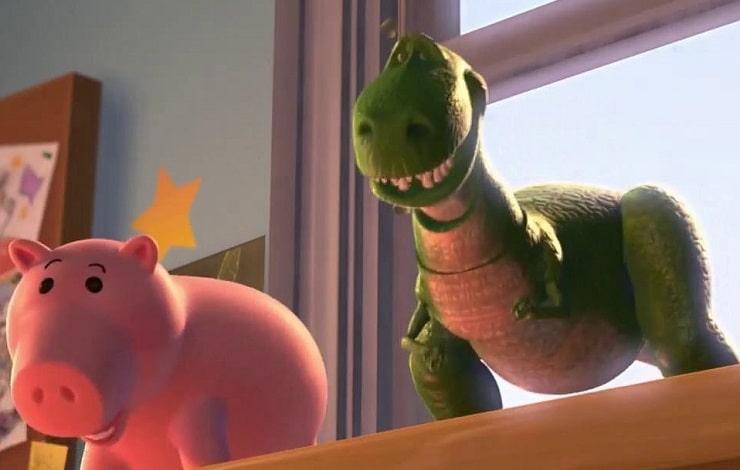 dinosaurio cerdo juguete historia