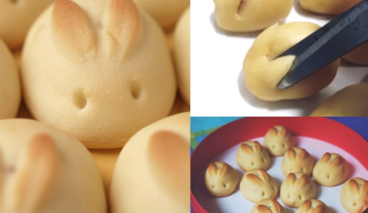 Conejitos de Pascua con Apples y zanahorias