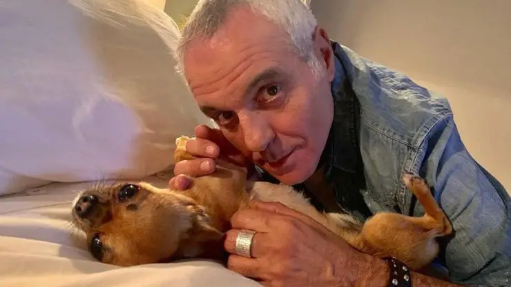 Giorgio Panariello y su perro Giorgio Panariello y sus perros