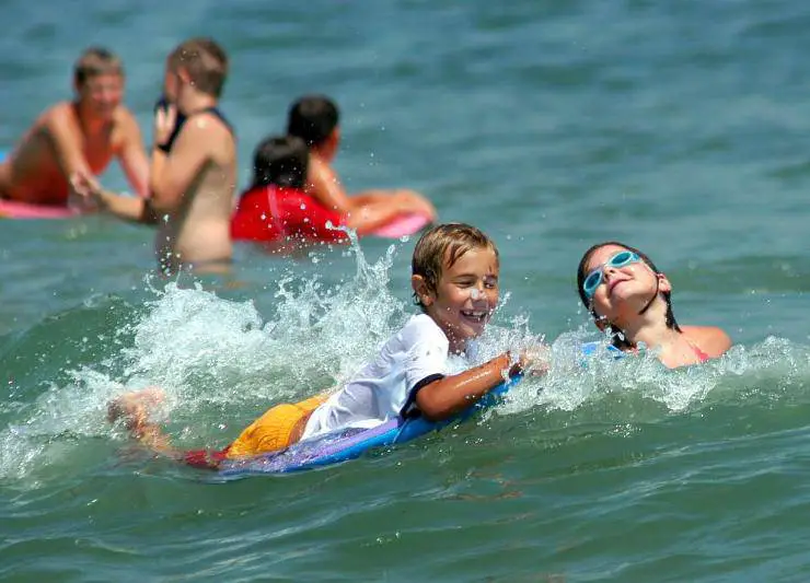 Educación en la playa