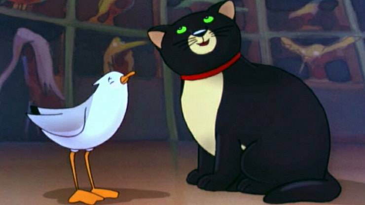 La gaviota y el gato