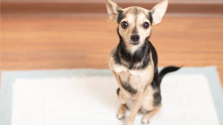perro estreñido
