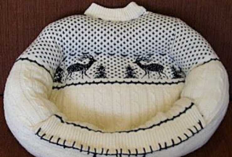 almohada de gato de bricolaje