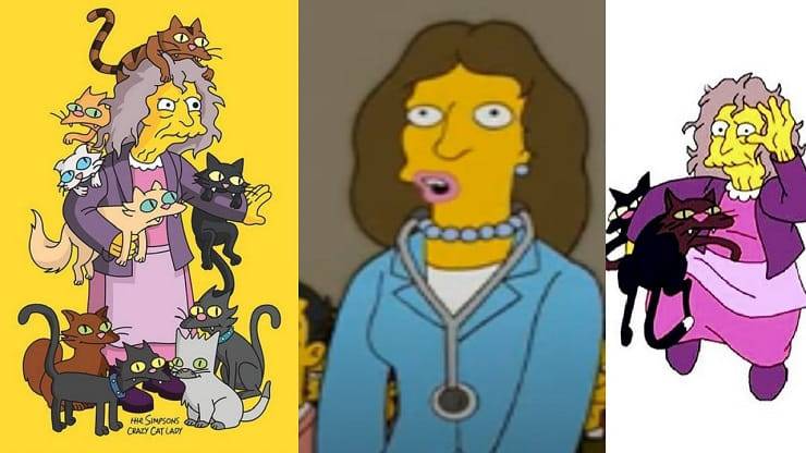 señora gato de los simpsons