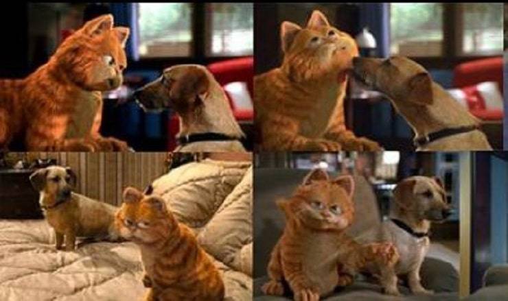 película de garfield